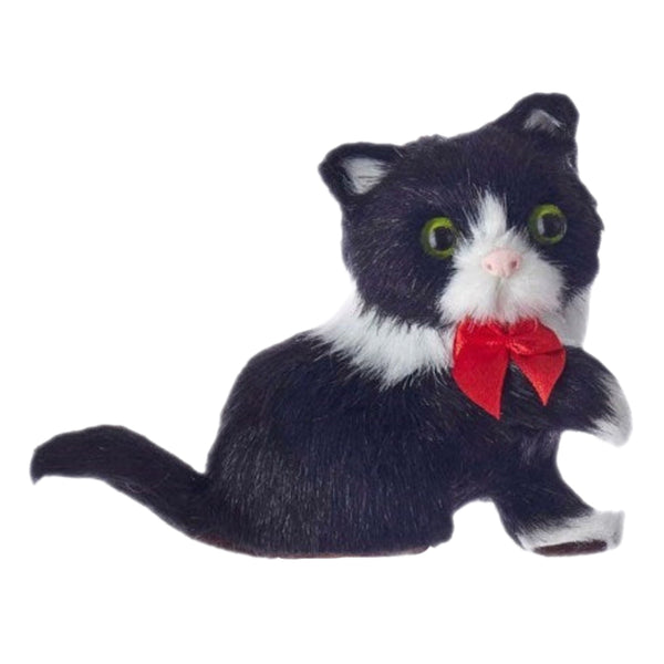 Assorted Furry Cat Ornament, INDIVIDUALY SOLD