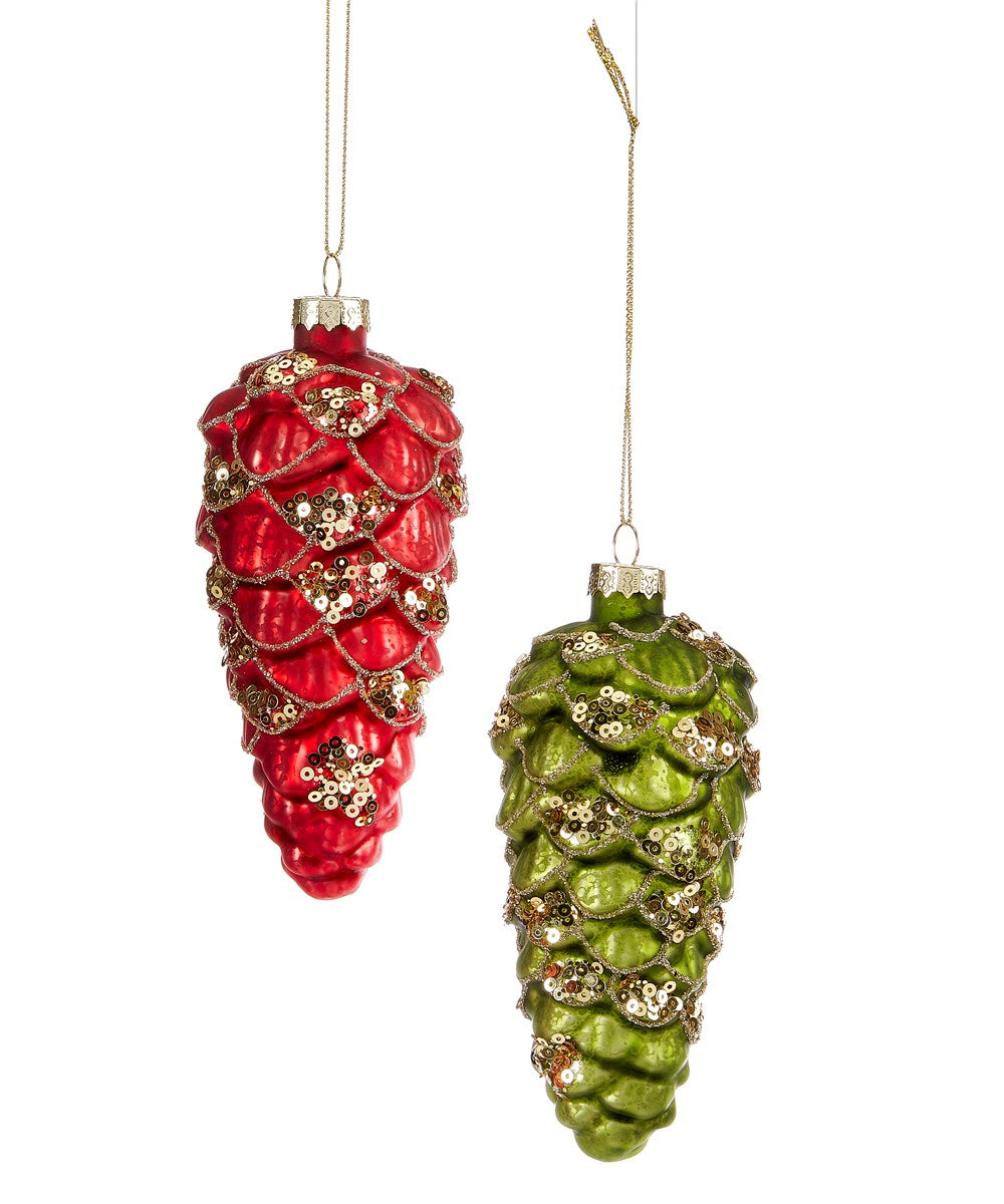 Assorted Pinecone Ornament, INDIVIDUALLY SOLD