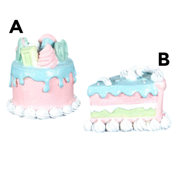 Assorted Pastel Cake Figurine, INDIVIDUALLY SOLD