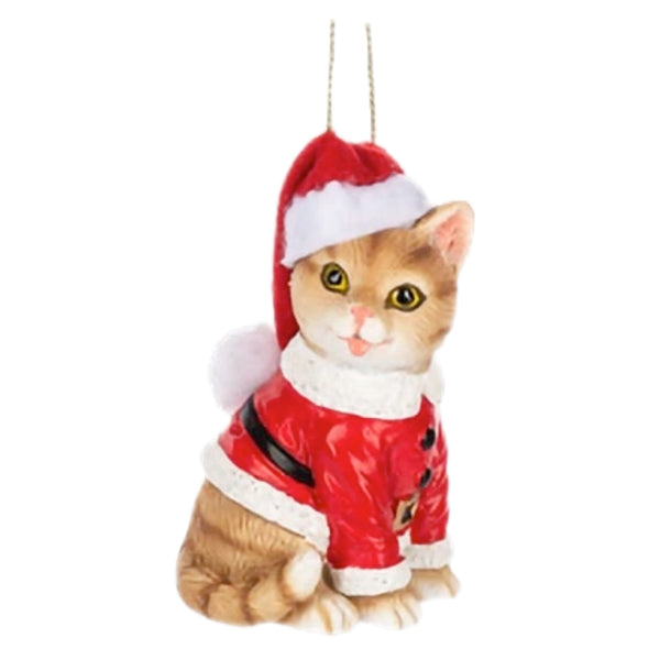 Assorted Holiday Dressed Cat Ornament, INDIVIDUALLY SOLD