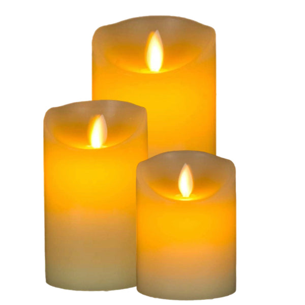 Assorted Cream Flameless Candle, INDIVIDUALLY SOLD