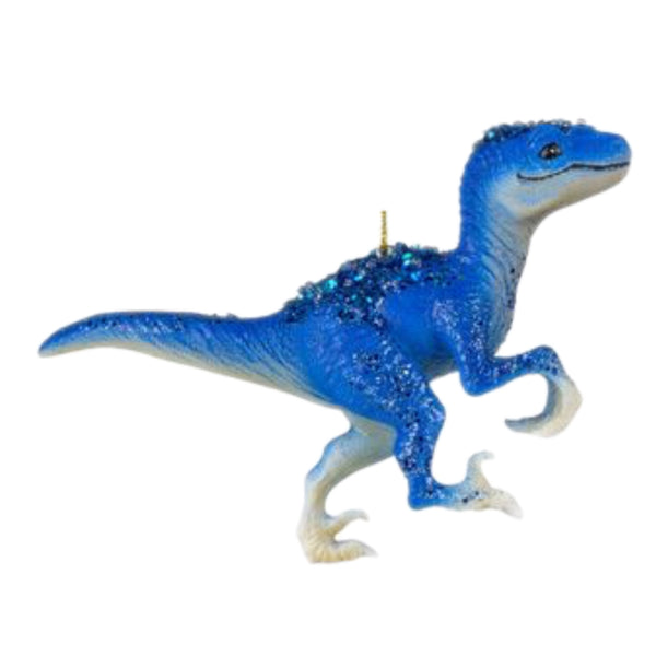 Assorted Glitter Dinosaur Ornament, INDIVIDUALLY SOLD