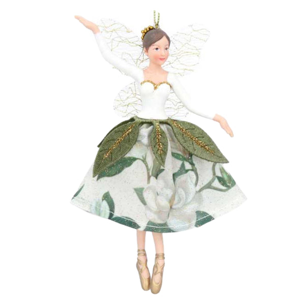 Assorted Fairy In Magnolia Skirt Ornament, INDIVIDUALLY SOLD