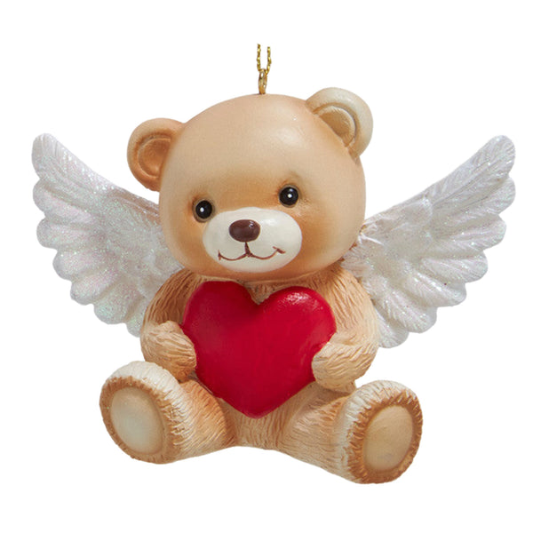 Assorted Teddy Bear Holding Heart Ornament, INDIVIDUALLY SOLD