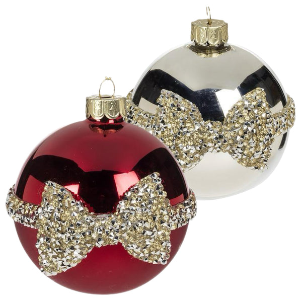 Assorted Gem Bow On Ball, INDIVIDUALLY SOLD