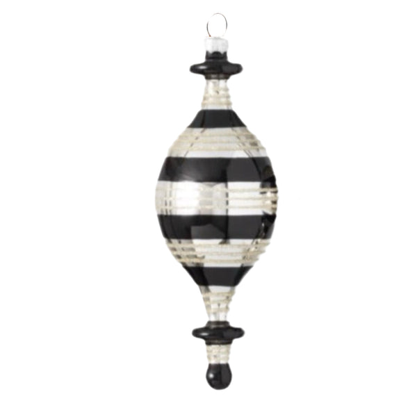 Assorted Black & White Finial Ball, INDIVIDUALLY SOLD