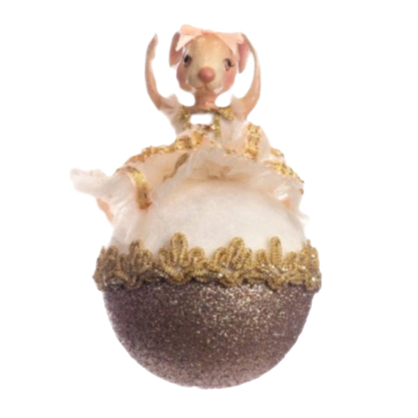 Assorted Mouse Ballerina Ball Ornament, INDIVIDUALLY SOLD