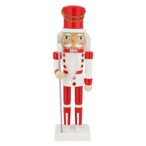Assorted 9.5" Red & White Nutcracker, INDIVIDUALLY SOLD