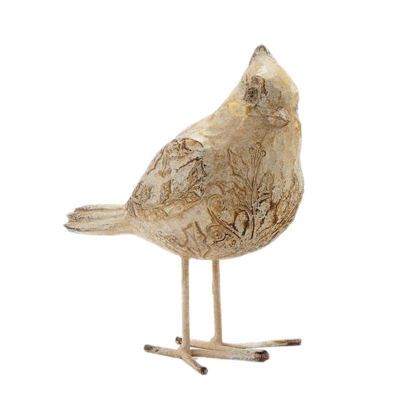 Assorted Gold Bird With Holly Design Figurine, INDIVIDUALLY SOLD