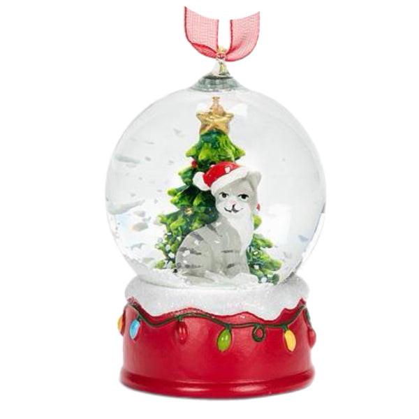 Assorted Mini Cat Snowglobe Ornament, INDIVIDUALLY SOLD
