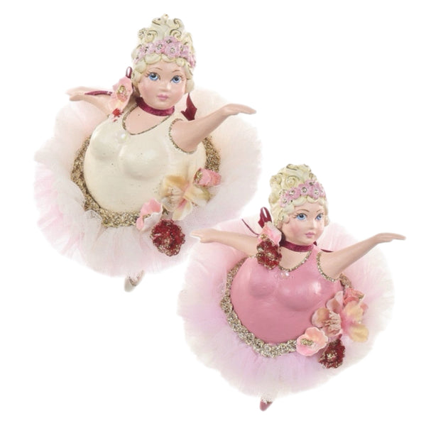 Assorted Chubby Ballerina Ornament, INDIVIDUALLY SOLD