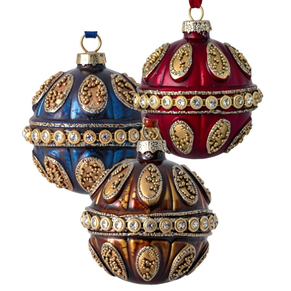 Assorted Regal Jeweled Ball, INDIVIDUALLY SOLD