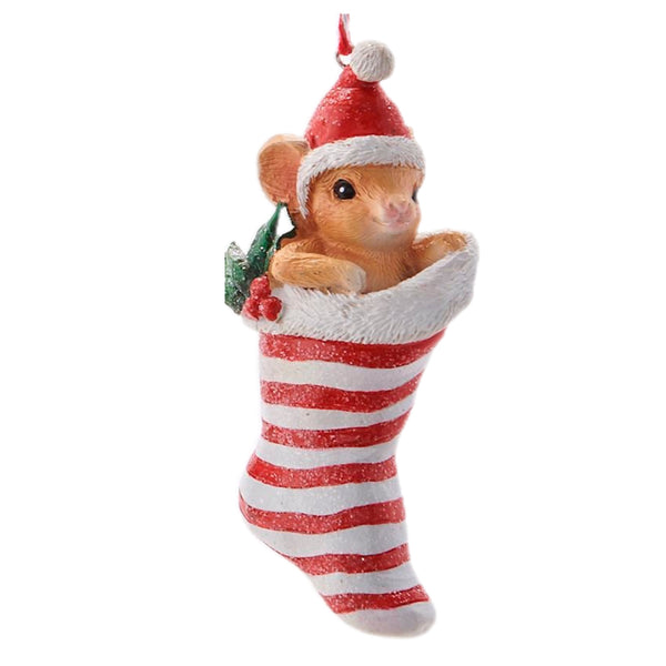 Assorted Mouse In Outdoor Wear Ornament, INDIVIDUALLY SOLD