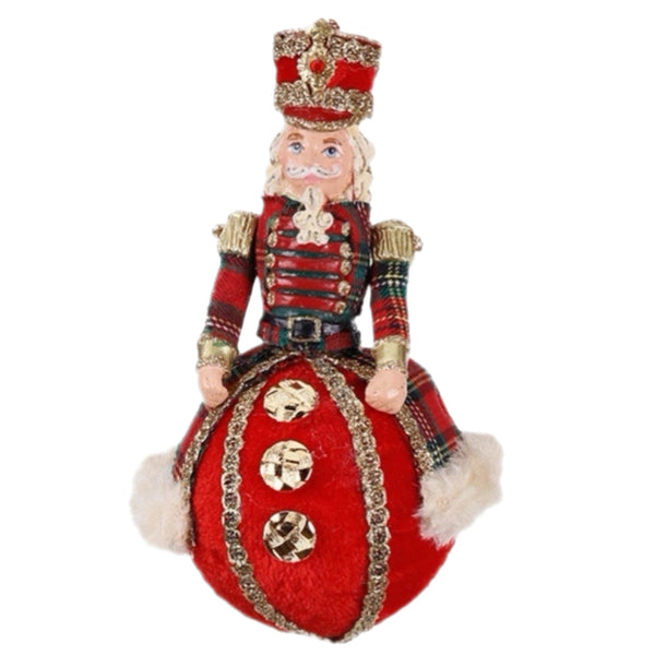 Assorted Nutcracker On Ball Ornament, INDIVIDUALLY SOLD