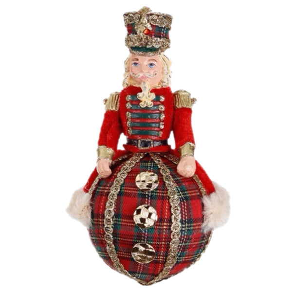 Assorted Nutcracker On Ball Ornament, INDIVIDUALLY SOLD