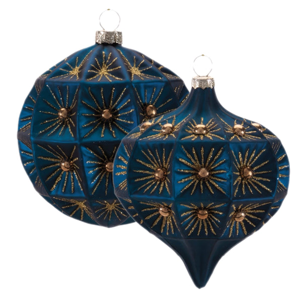 Assorted Dark Blue With Starburst Ball, INDIVIDUALLY SOLD