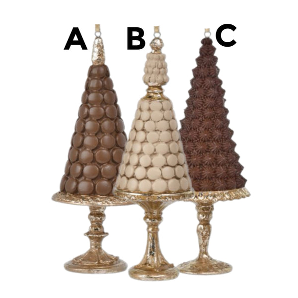 Assorted Chocolate Dessert Tower Ornament, INDIVIDUALLY SOLD