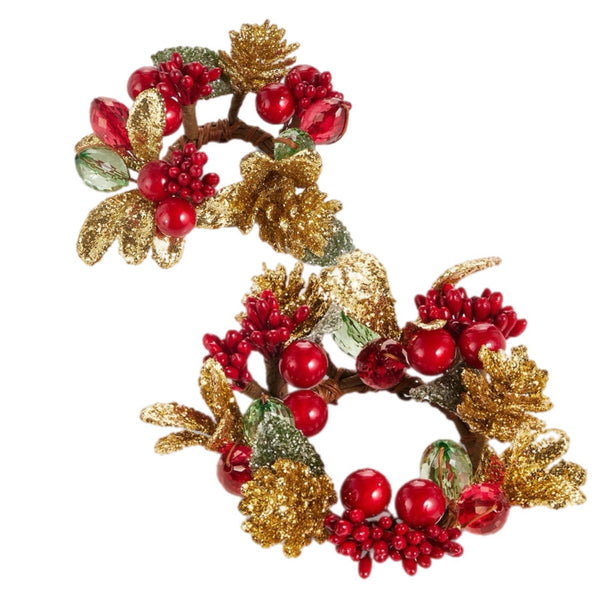 Assorted Red & Gold Candle Ring, INDIVIDUALLY SOLD