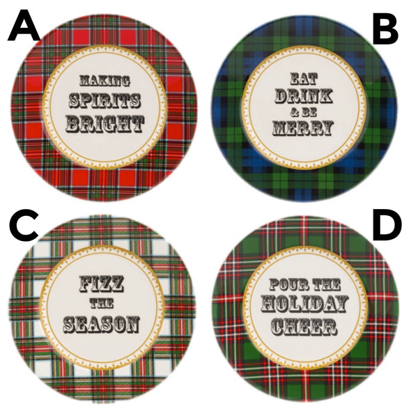 Assorted Plate With Saying, INDIVIDUALLY SOLD