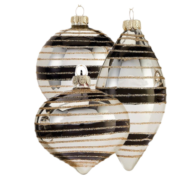 Assorted Black Striped Ball, INDIVIDUALLY SOLD