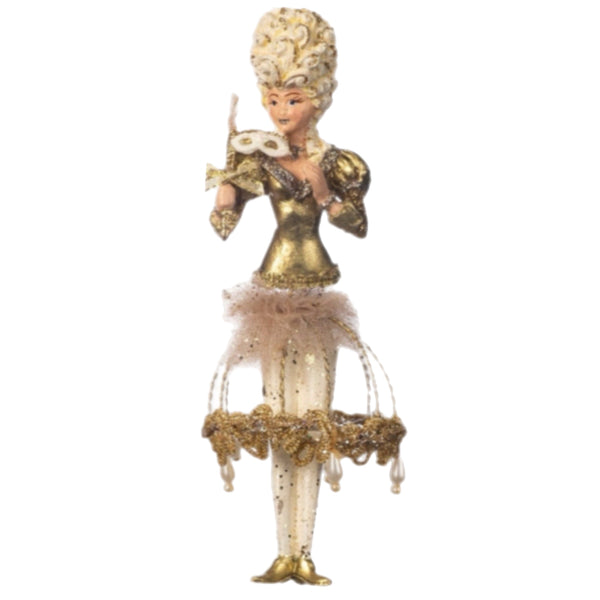 Assorted Dangle Masquerade Lady Ornament, INDIVIDUALLY SOLD