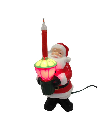 Santa Bubble Light Figurine