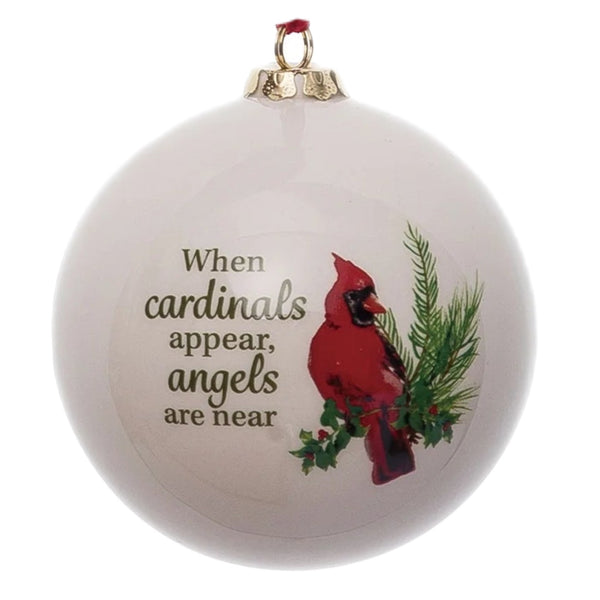 Assorted Cardinal Memorial Ball, INDIVIDUALLY SOLD
