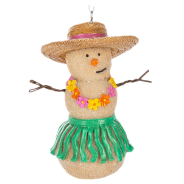 Assorted Sand Snowman Ornament, INDIVIDUALLY SOLD
