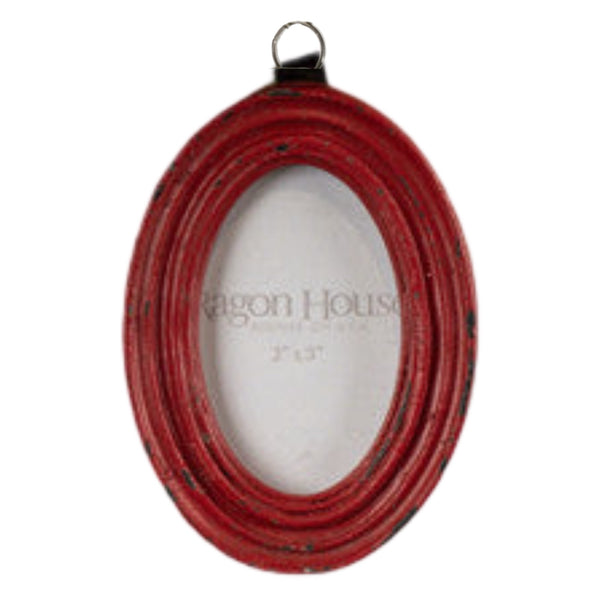 Assorted Red Photo Frame Ornament, INDIVIDUALLY SOLD