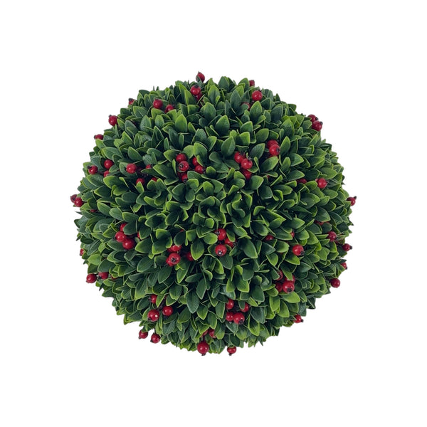 Assorted Boxwood With Berries Ball, INDIVIDUALLY SOLD