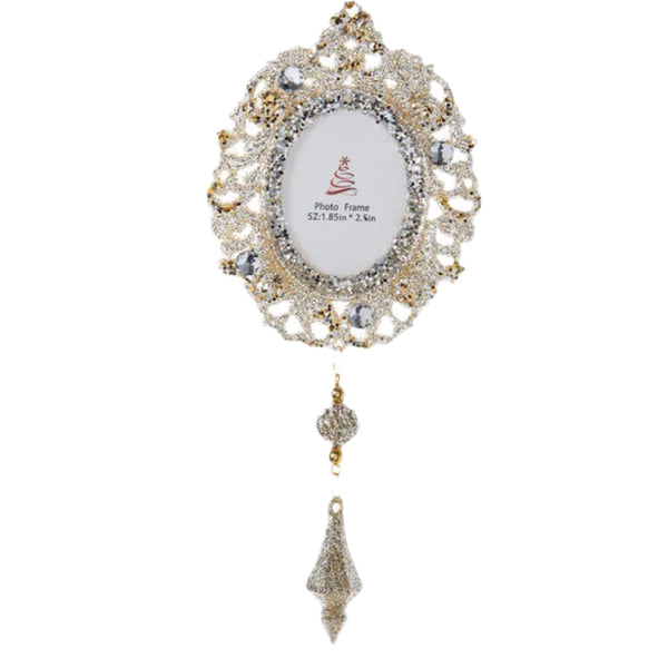Assorted Ornate Frame Ornament, INDIVIDUALLY SOLD