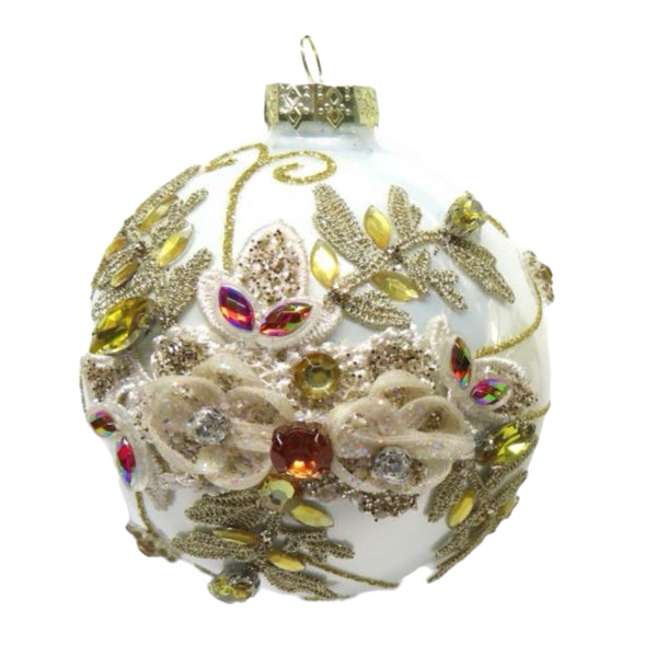 Assorted Gold Flower Cutout Ball, INDIVIDUALLY SOLD