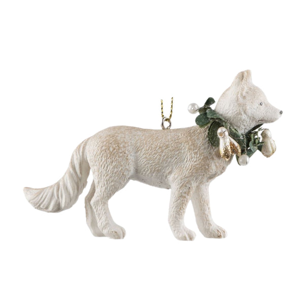 Assorted Woodland Animal With Wreath Ornament, INDIVIDUALLY SOLD