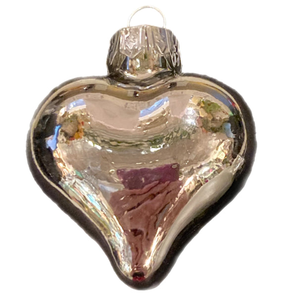 Assorted Silver Heart Ornament, INDIVIDUALLY SOLD