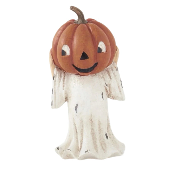 Assorted Pumpkin Head Ghost Figurine, INDIVIDUALLY SOLD