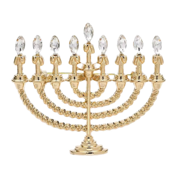Gold Menorah Napkin Ring