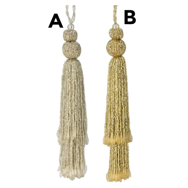 Assorted Beaded Tassel Ornament, INDIVIDUALLY SOLD
