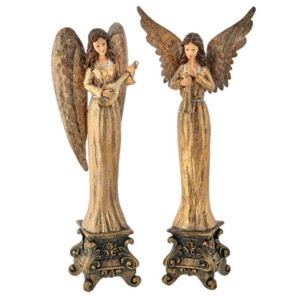 Angel Playing Musical Instrument Figurine, INDIVIDUALLY SOLD