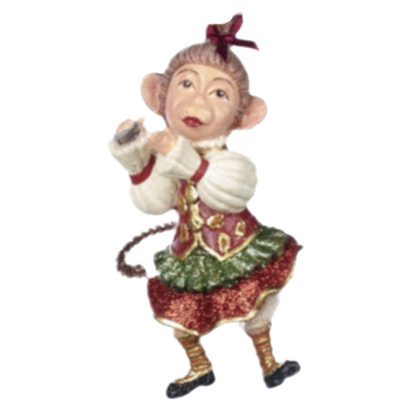 Assorted Musical Monkey Ornament, INDIVIDUALLY SOLD
