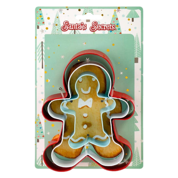 Assorted Gingerbread Man Cookie Cutter, Set Of 3