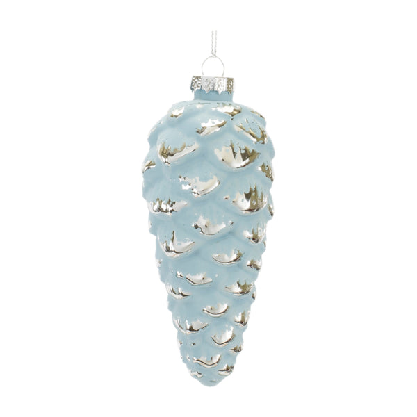 Assorted Blue Pinecone Ornament, INDIVIDUALLY SOLD