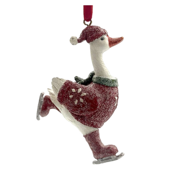 Assorted Goose In Winter Wear Ornament, INDIVIDUALLY SOLD