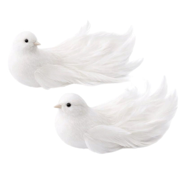 Assorted Dove Clip On Ornament, INDIVIDUALLY SOLD