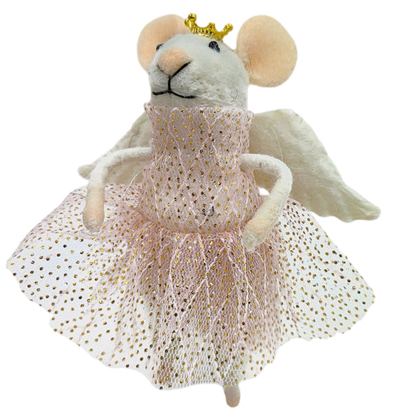 Assorted Mouse In Pink Skirt Ornament, INDIVIDUALLY SOLD