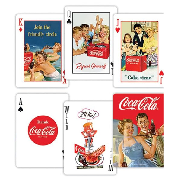 Coca Cola Vintage Couple Playing Cards