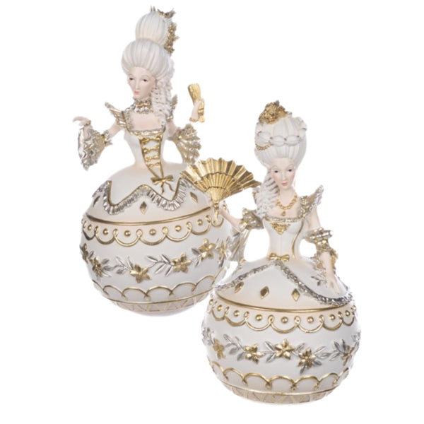 Assorted Lady Ball Ornament, INDIVIDUALLY SOLD