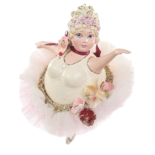 Assorted Chubby Ballerina Ornament, INDIVIDUALLY SOLD