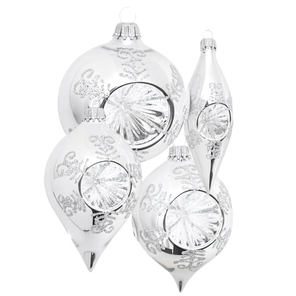 Assorted Silver Reflector Ball, INDIVIDUALLY SOLD