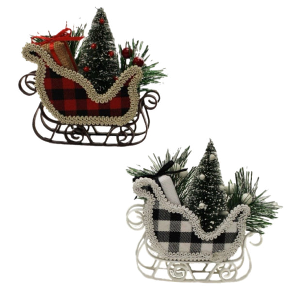 Assorted Sleigh Ornament, INDIVIDUALLY SOLD