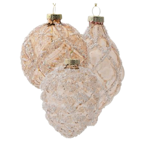 Assorted Beaded Champagne Ball, INDIVIDUALLY SOLD